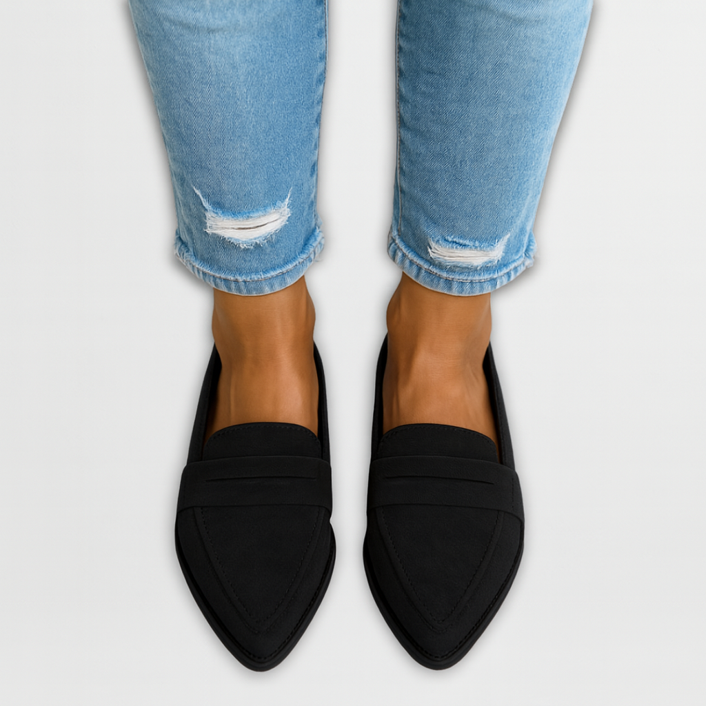 Nadia Suede Loafers Handcrafted Everyday Elegance Shoes