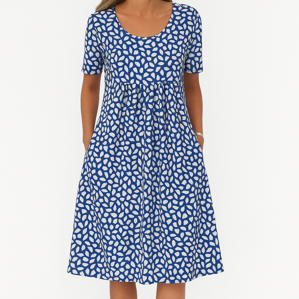 Airy Summer Dress With Flattering Silhouette And Breathable