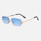 Blue lenses / Gold frame