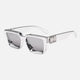 Gray Glasses / Silver Frame