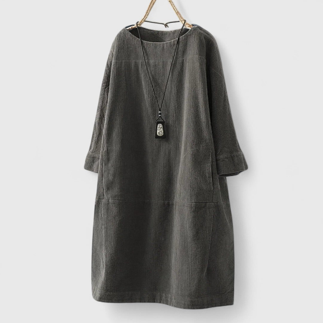 Anthoula Classic Tunic With Drawstring For Everyday Comfort