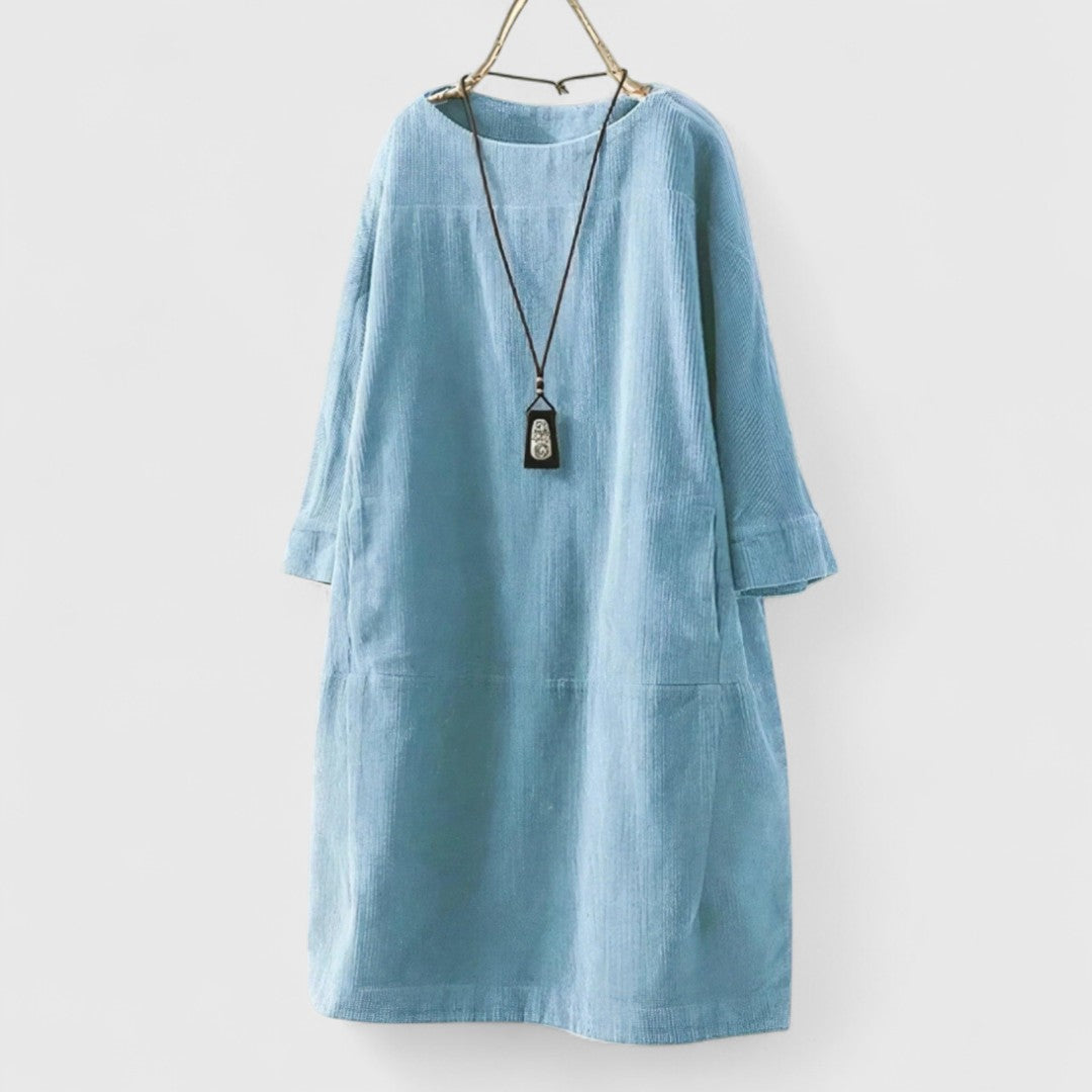 Anthoula Classic Tunic With Drawstring For Everyday Comfort