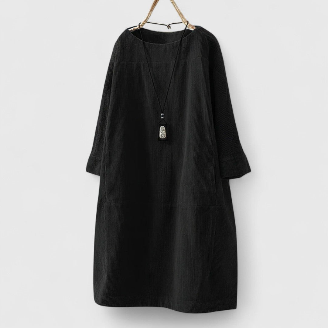 Anthoula Classic Tunic With Drawstring For Everyday Comfort