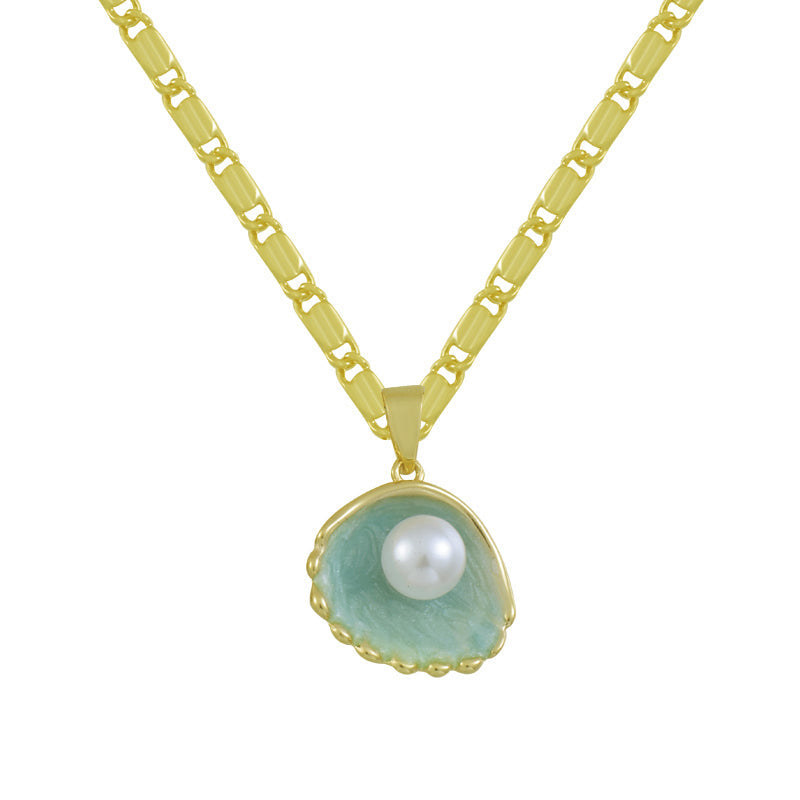 Shell Necklace Delicate Statement for Layering Everyday Wear