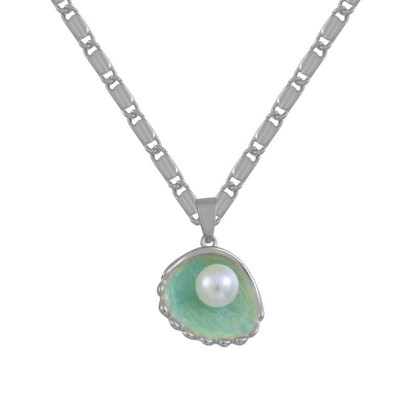 Shell Necklace Delicate Statement for Layering Everyday Wear
