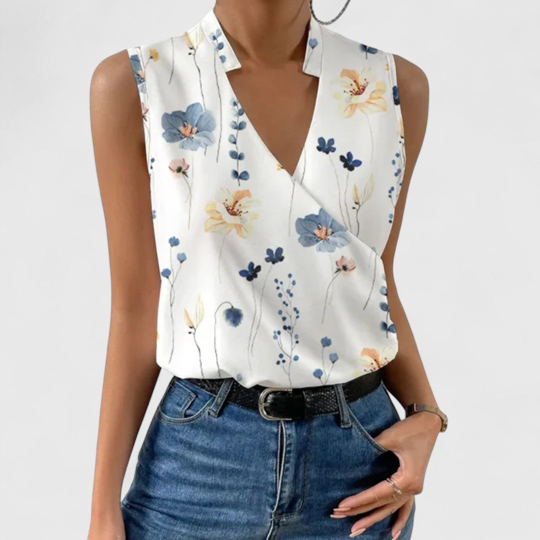 Iolia Soft V Neck Top For Effortless Summer Style Everyday