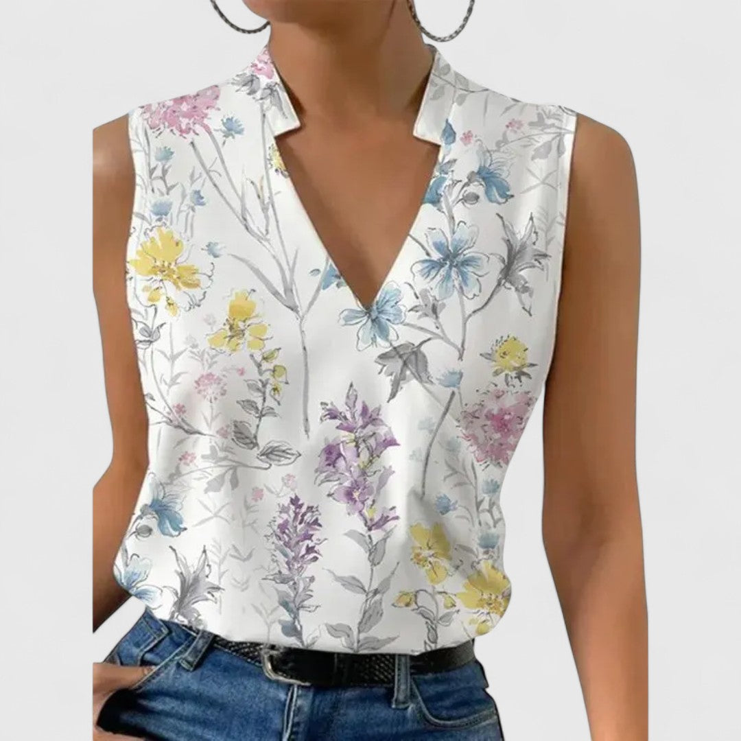Iolia Soft V Neck Top For Effortless Summer Style Everyday