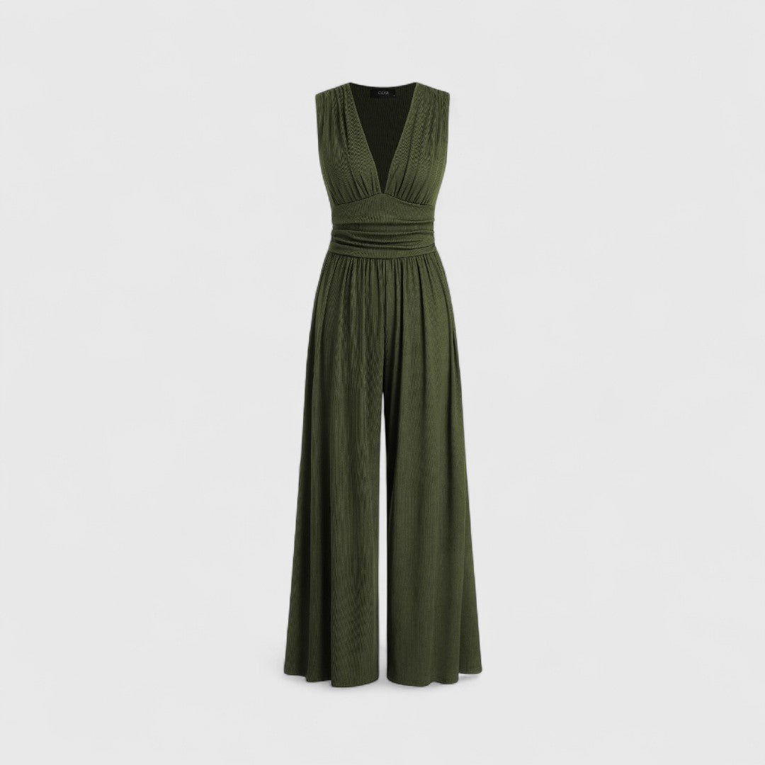 Bronagh - Chic Sleeveless Wide-Leg Jumpsuit – Effortless Style & Comfortable Fit