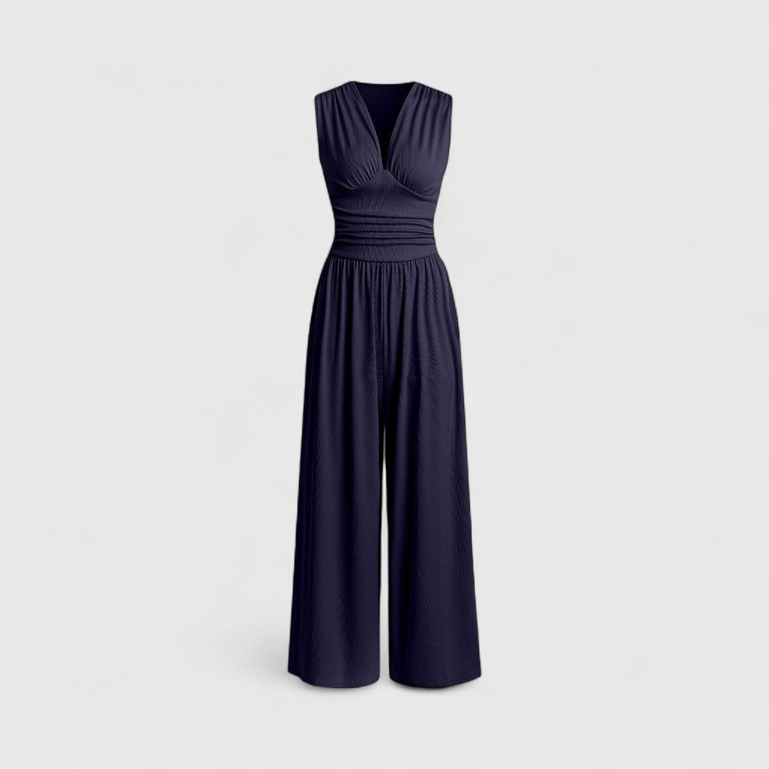Bronagh - Chic Sleeveless Wide-Leg Jumpsuit – Effortless Style & Comfortable Fit