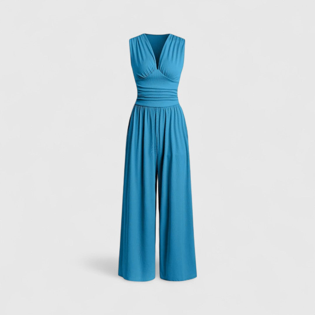 Bronagh - Chic Sleeveless Wide-Leg Jumpsuit – Effortless Style & Comfortable Fit