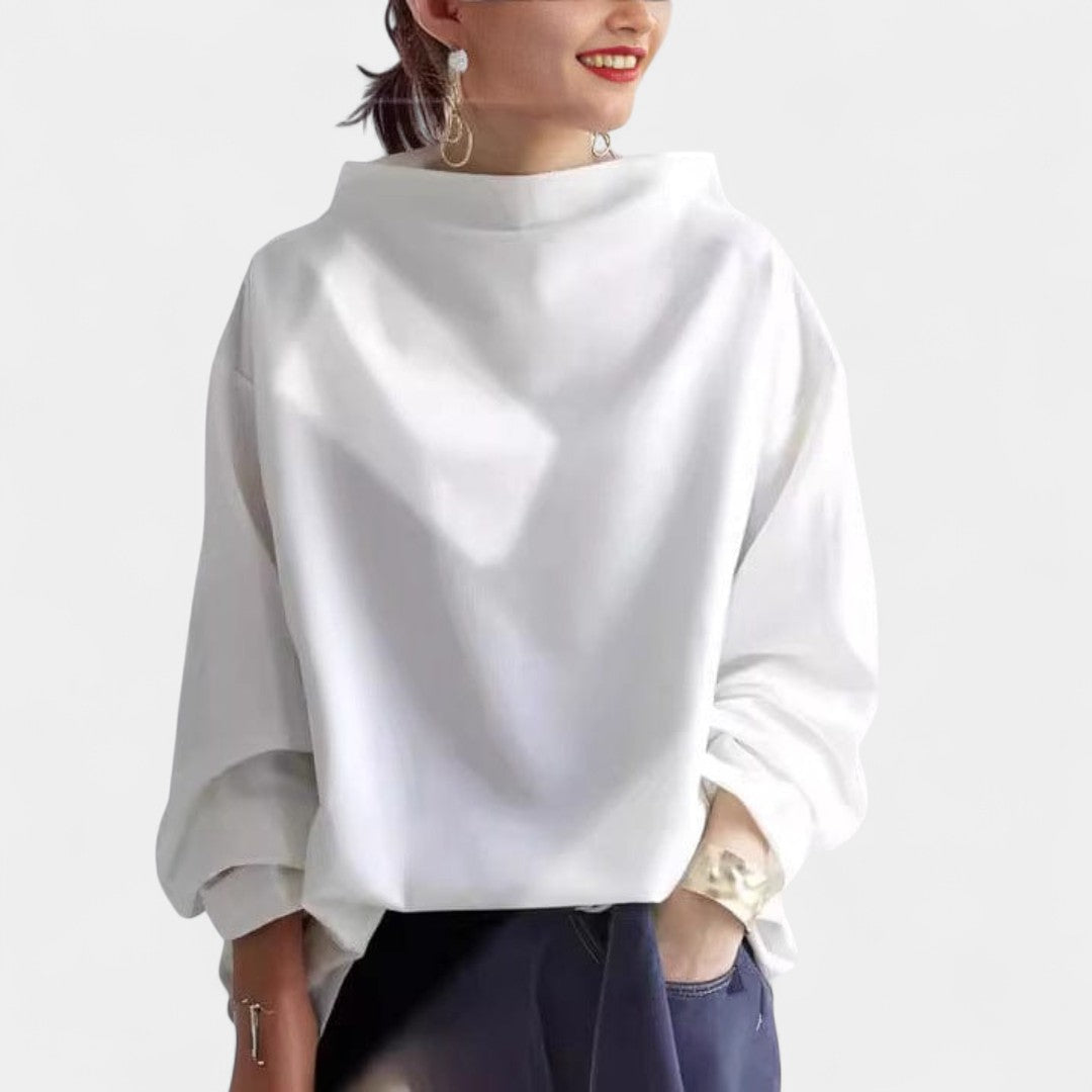 Cornelia Soft Turtleneck Top With Timeless Elegance Chic