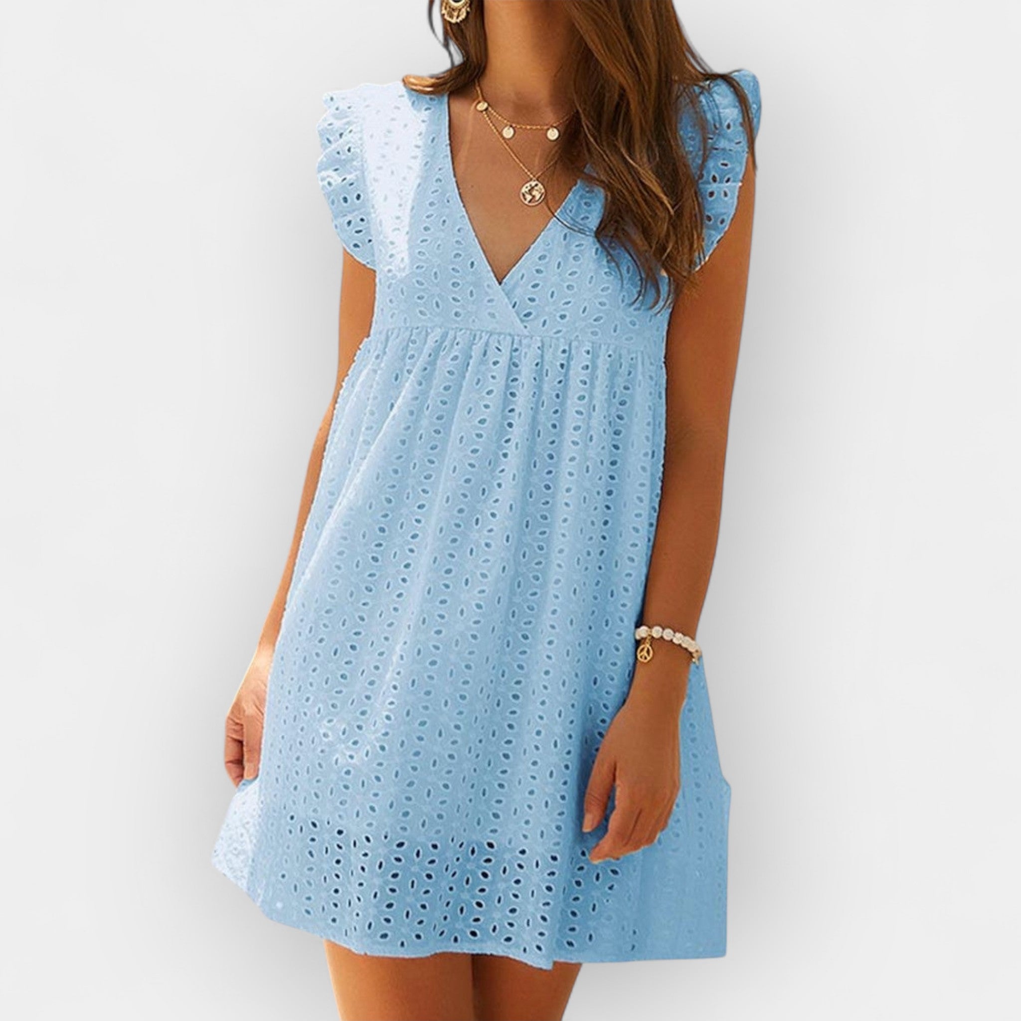 Lightweight Summer Dress With Hidden Shorts And Pockets