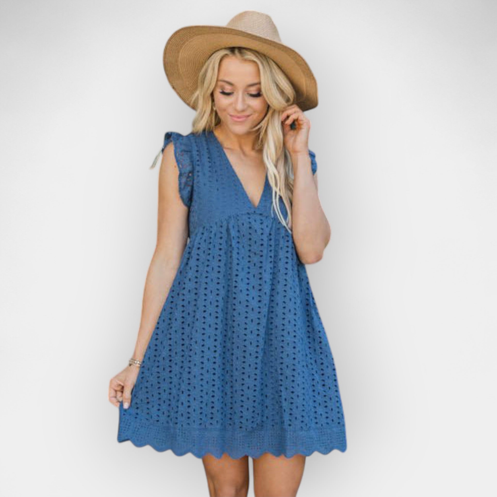 Lightweight Summer Dress With Hidden Shorts And Pockets