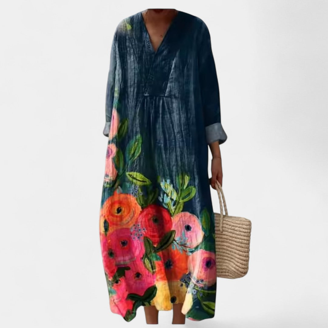 Angeliki Lightweight Cotton Dress for Timeless Elegance