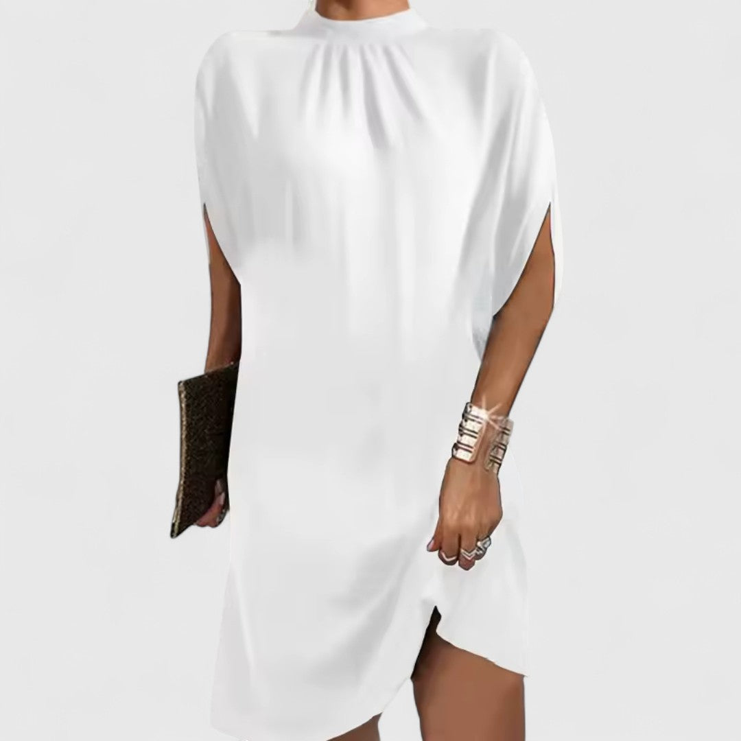 Violetta Silhouette Midi Dress With Elegant Finish