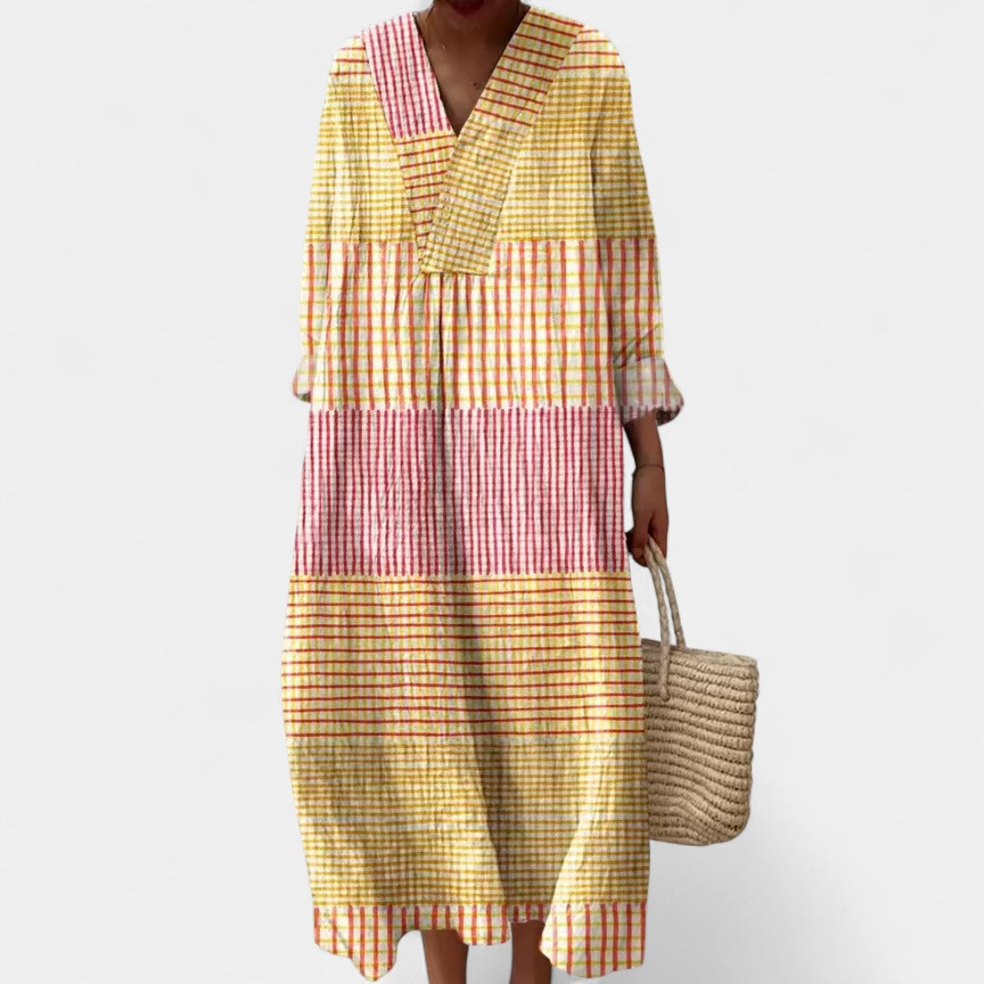 Angeliki Lightweight Cotton Dress for Timeless Elegance
