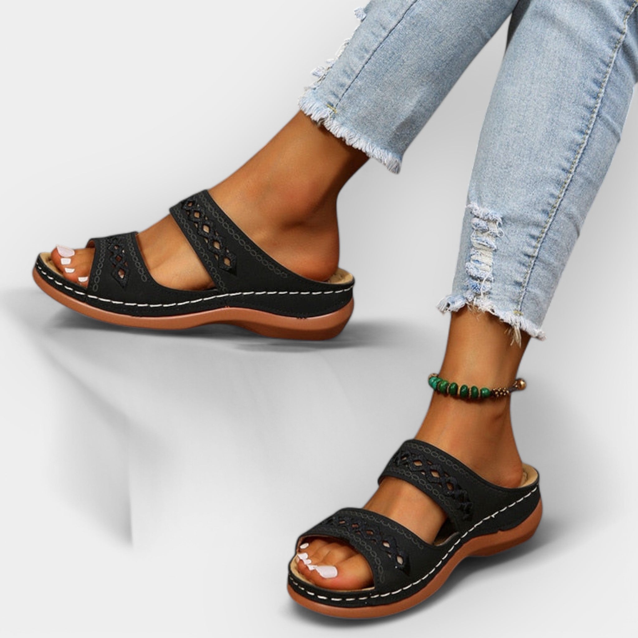 Anatomical Elegant Sandals With Ergonomic Insoles Support