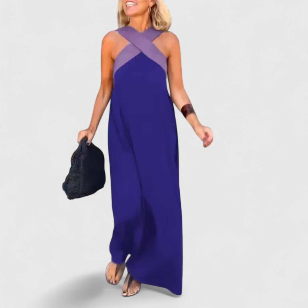 Domna Elegant Cross Over Dress That Flatters Silhouette