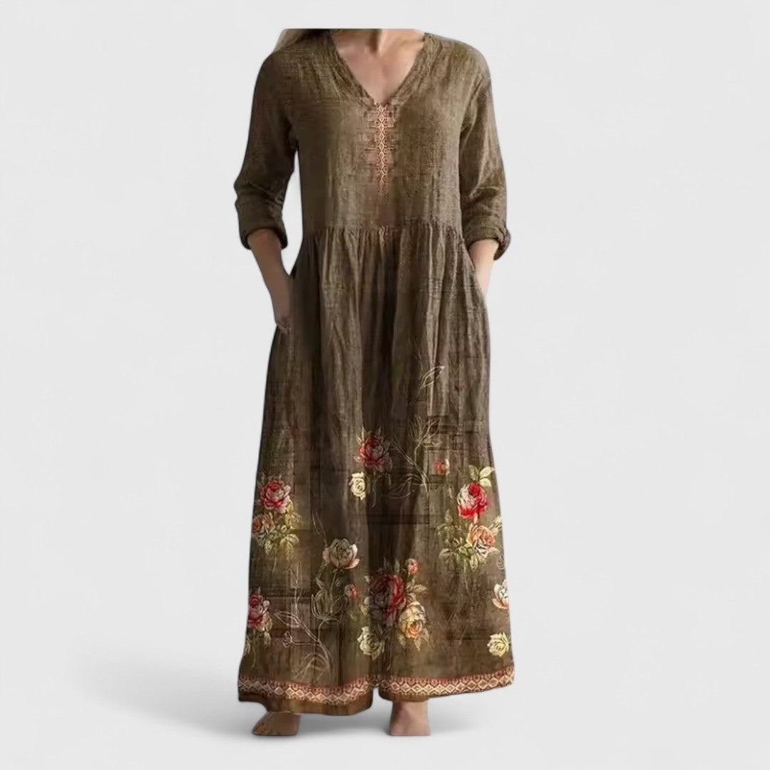 Melina Elegant Cotton Dress For Summer Everyday Beachwear