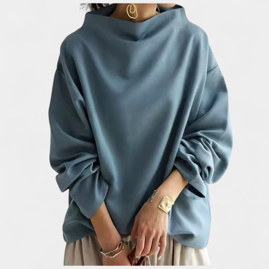 Cornelia Soft Turtleneck Top With Timeless Elegance Chic