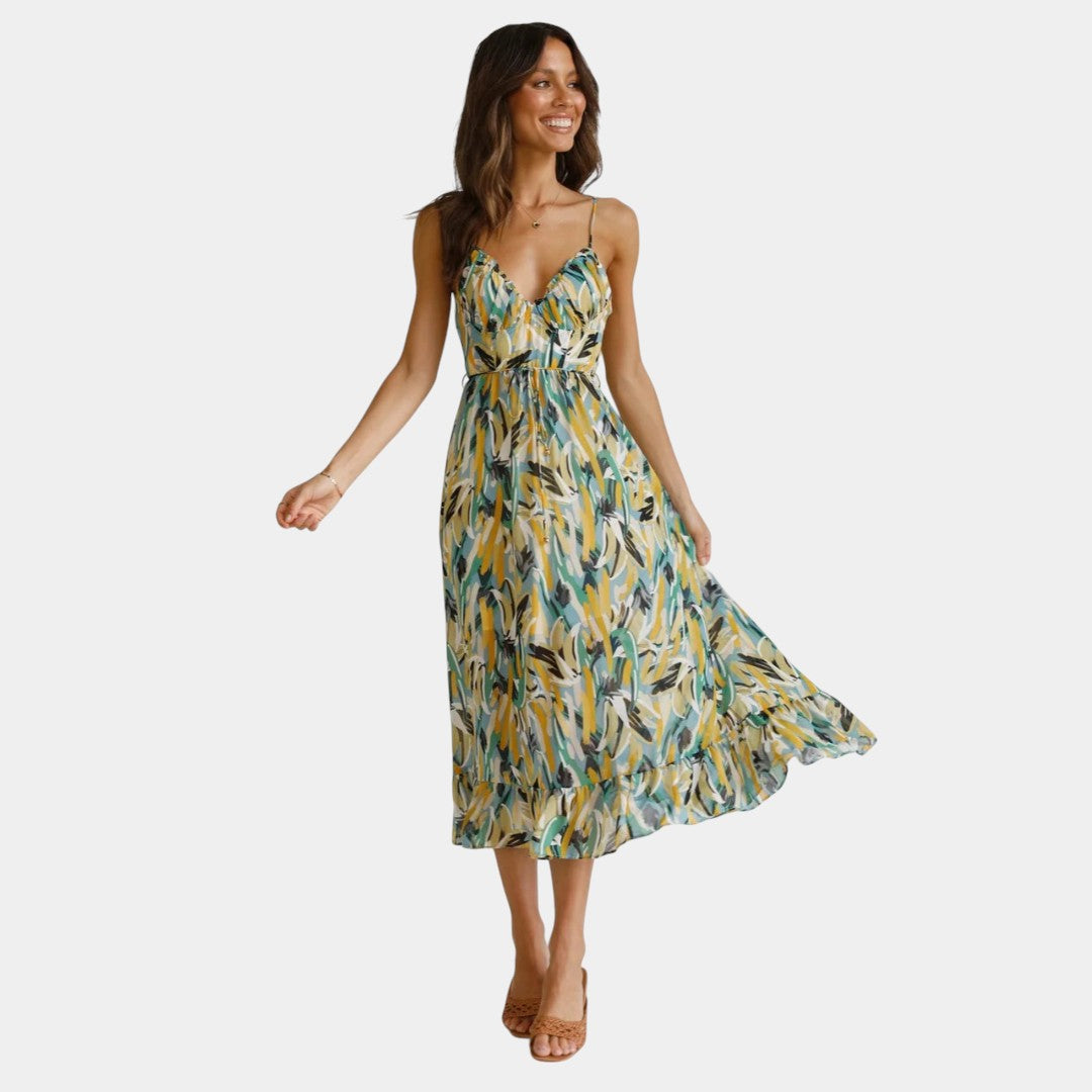 Aglaia Summer Dress Elegant Comfort Breathable Lightweight