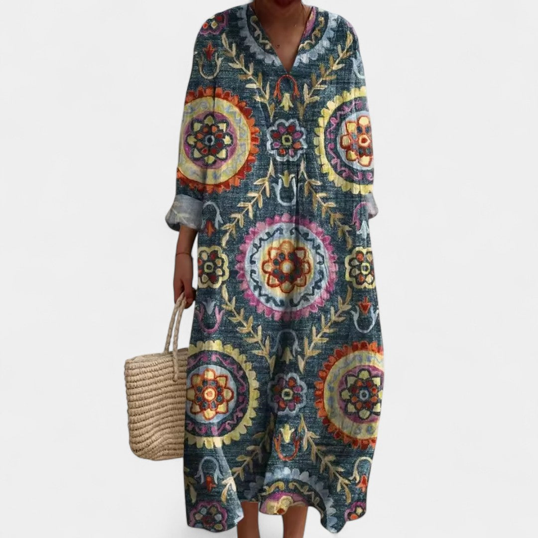Angeliki Lightweight Cotton Dress for Timeless Elegance