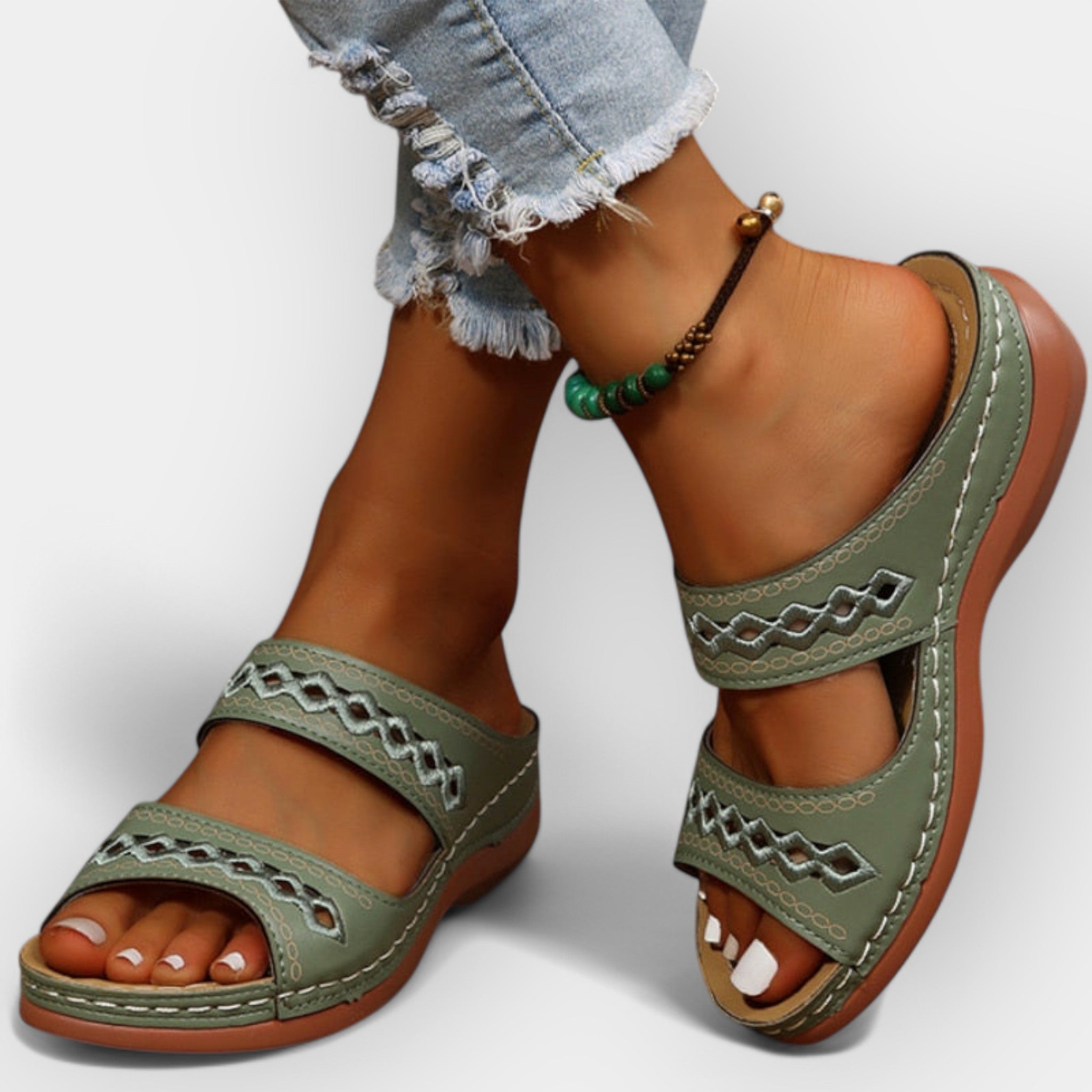 Anatomical Elegant Sandals With Ergonomic Insoles Support