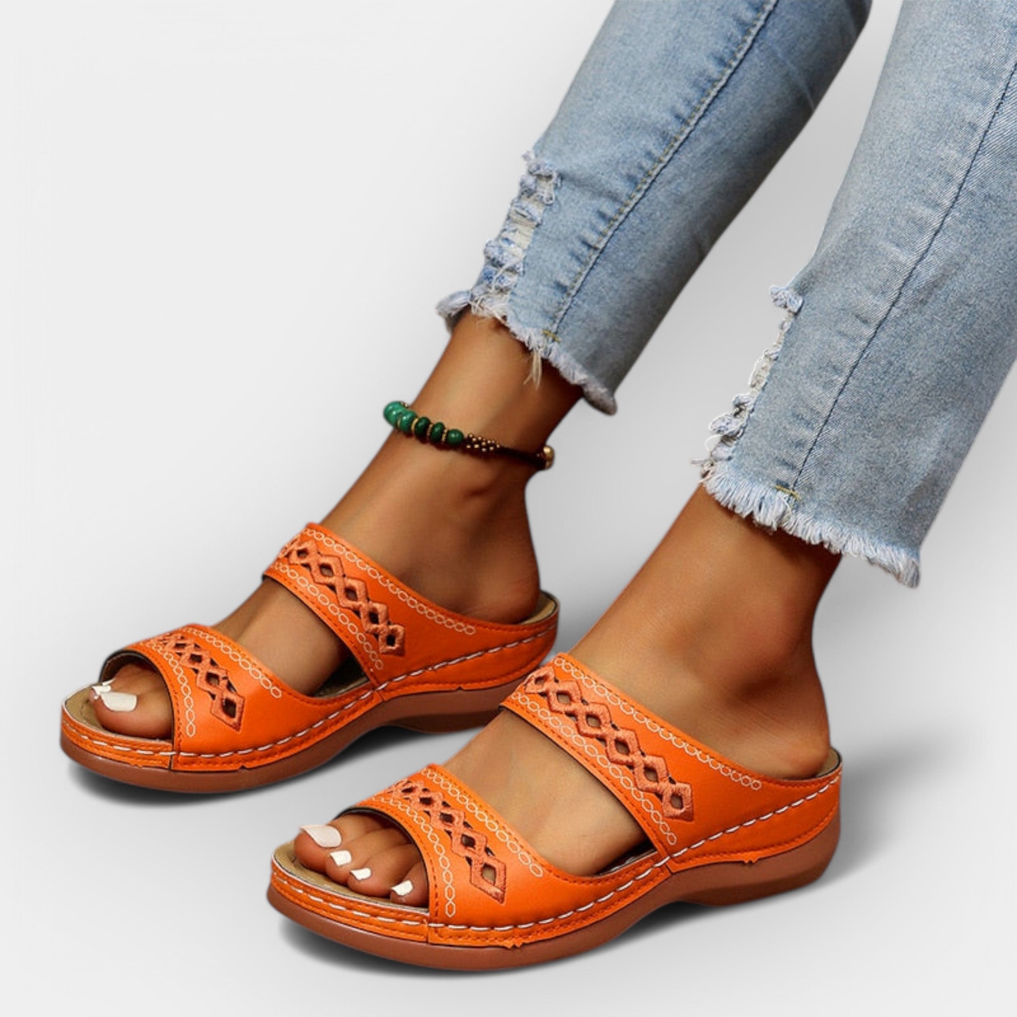 Anatomical Elegant Sandals With Ergonomic Insoles Support