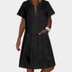 Black with pockets