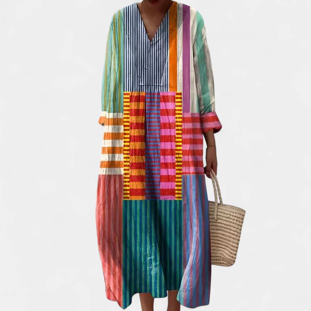 Angeliki Lightweight Cotton Dress for Timeless Elegance
