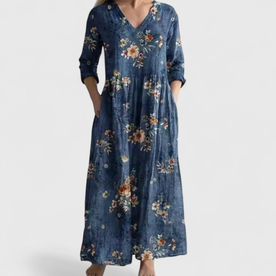 Melina Elegant Cotton Dress For Summer Everyday Beachwear