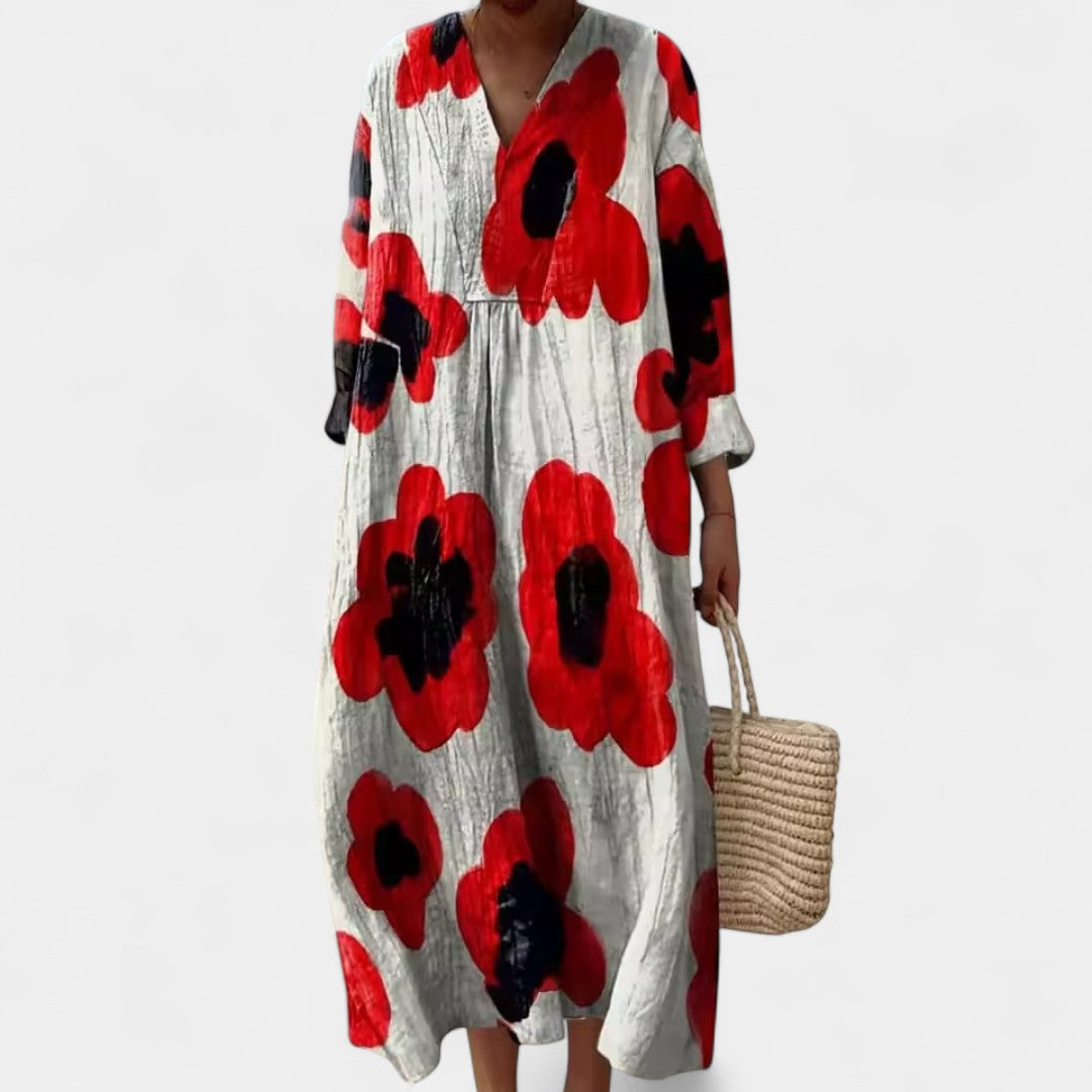 Angeliki Lightweight Cotton Dress for Timeless Elegance