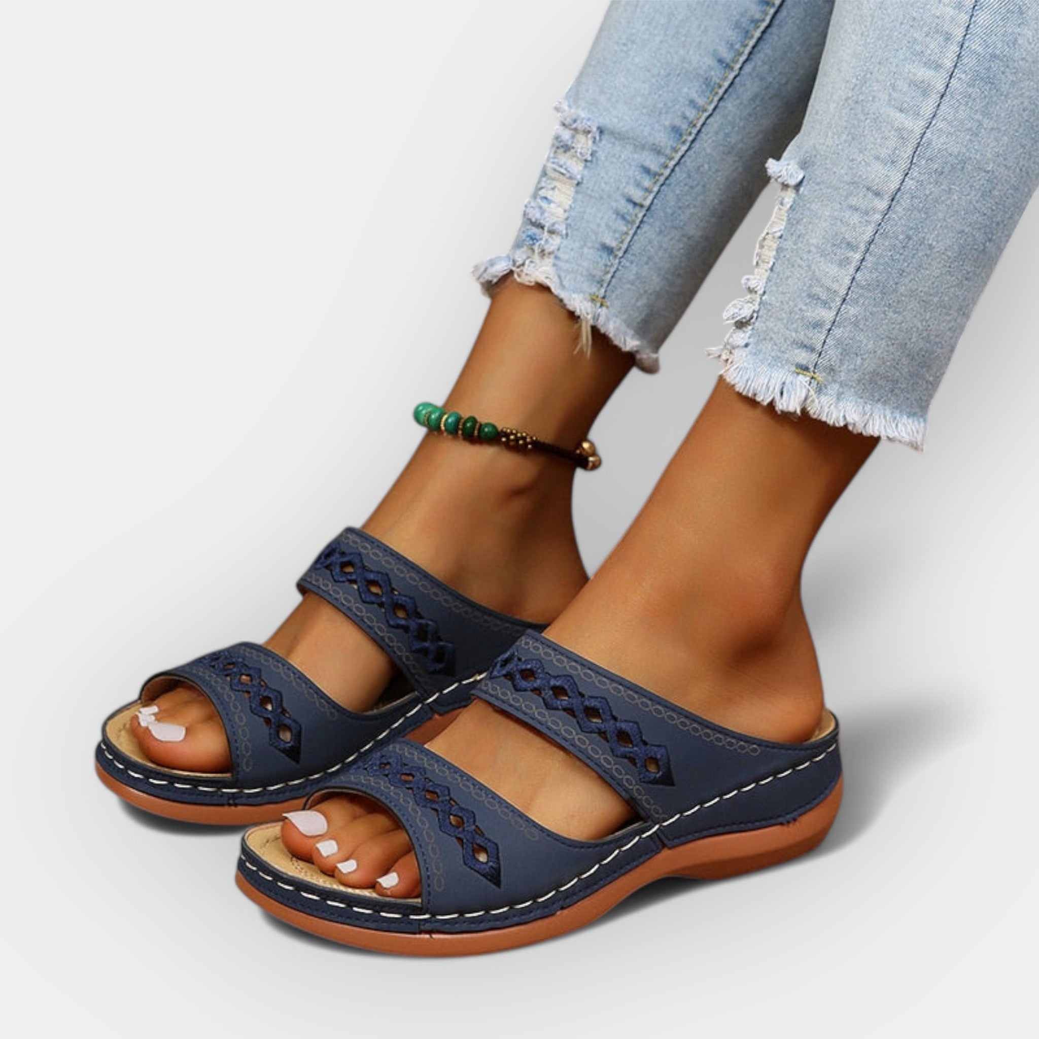 Anatomical Elegant Sandals With Ergonomic Insoles Support