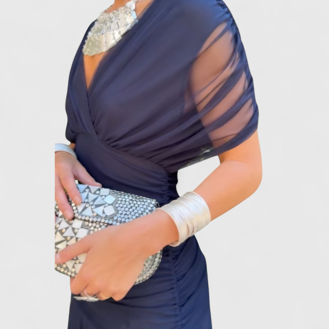 Lamprini Off Shoulder Maxi Dress Romantic Vibe For Weddings