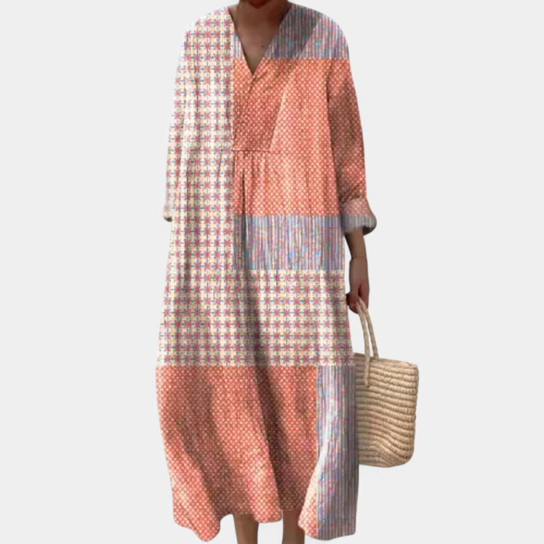 Angeliki Lightweight Cotton Dress for Timeless Elegance