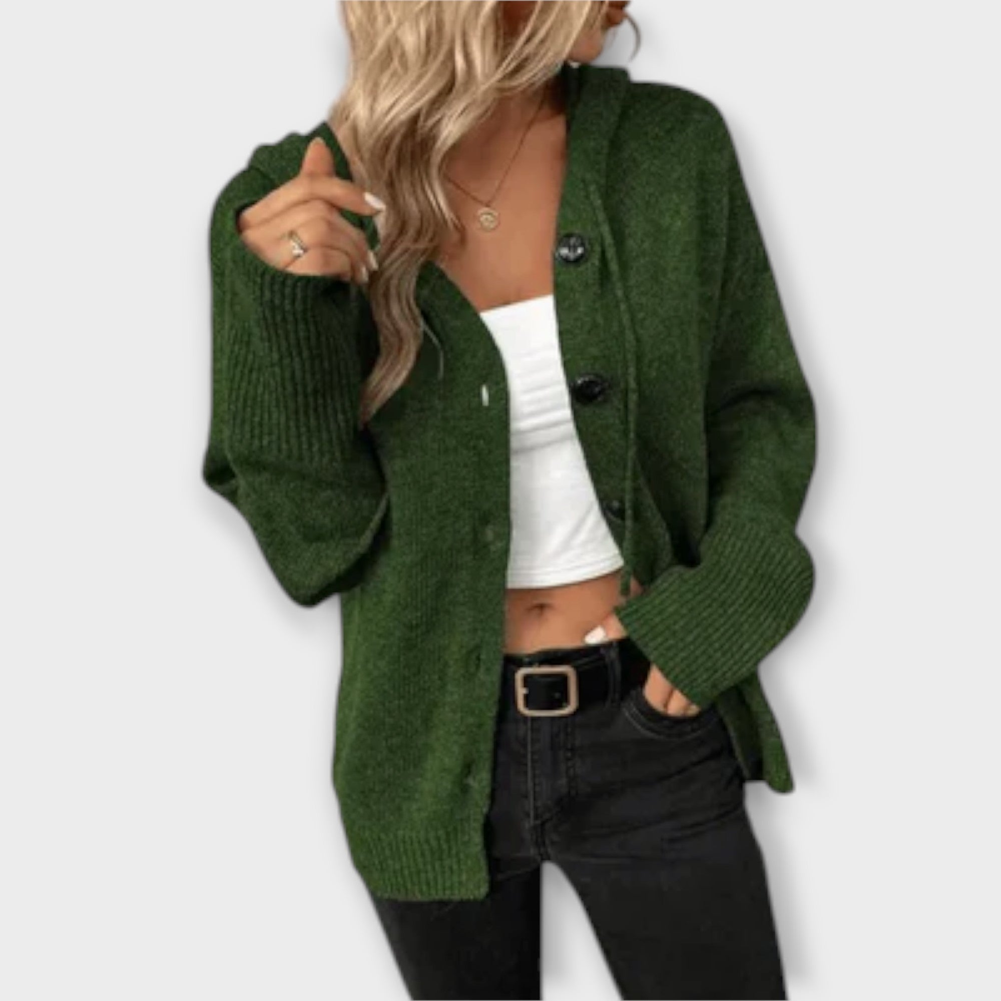 Brittan Knit Cardigan With Buttons Warm Classic Knitwear