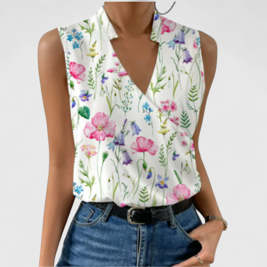 Iolia Soft V Neck Top For Effortless Summer Style Everyday