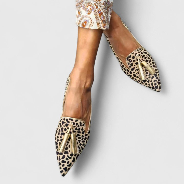 Jheanna Classic Comfort Leopard Loafers For Everyday Wear