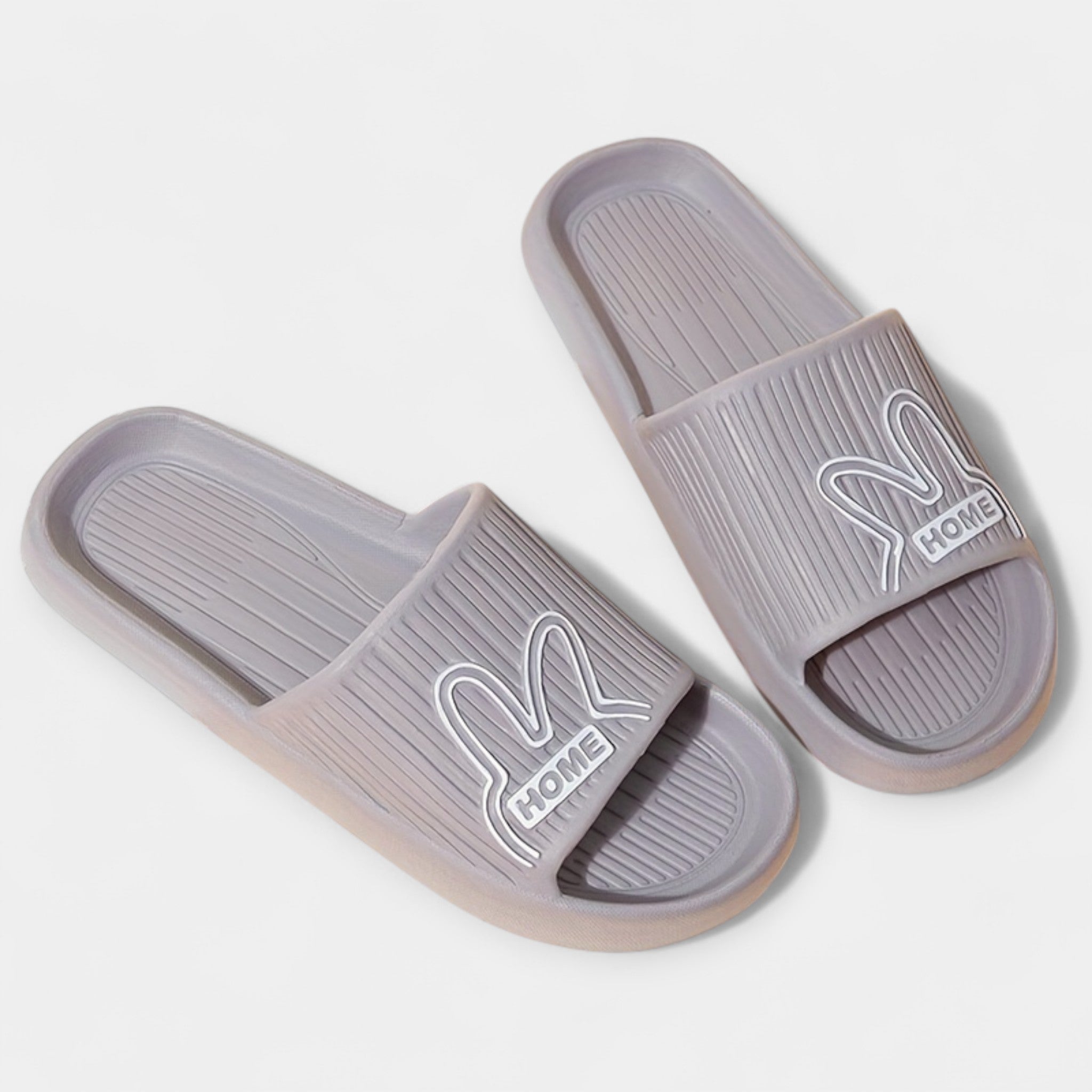 Ladies Cartoon Design Open Toe Slippers Quick Dry Anti Slip