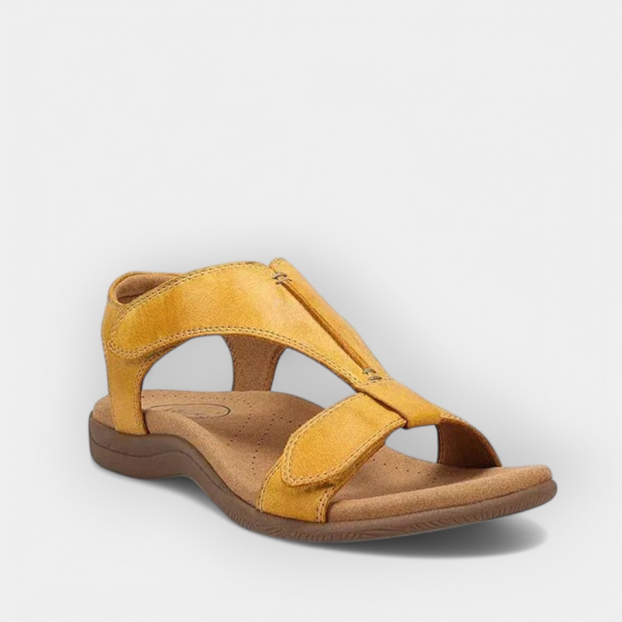 Leather Sandals With Ergonomic Comfort For All Day Wear