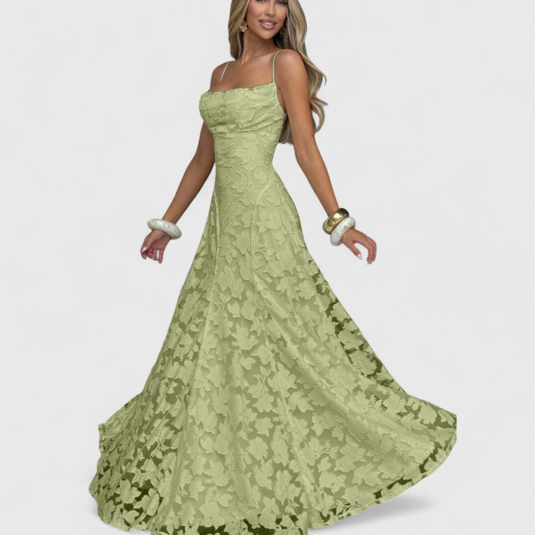 Afroxylia Lace Corseted Evening Dress Timeless Elegance