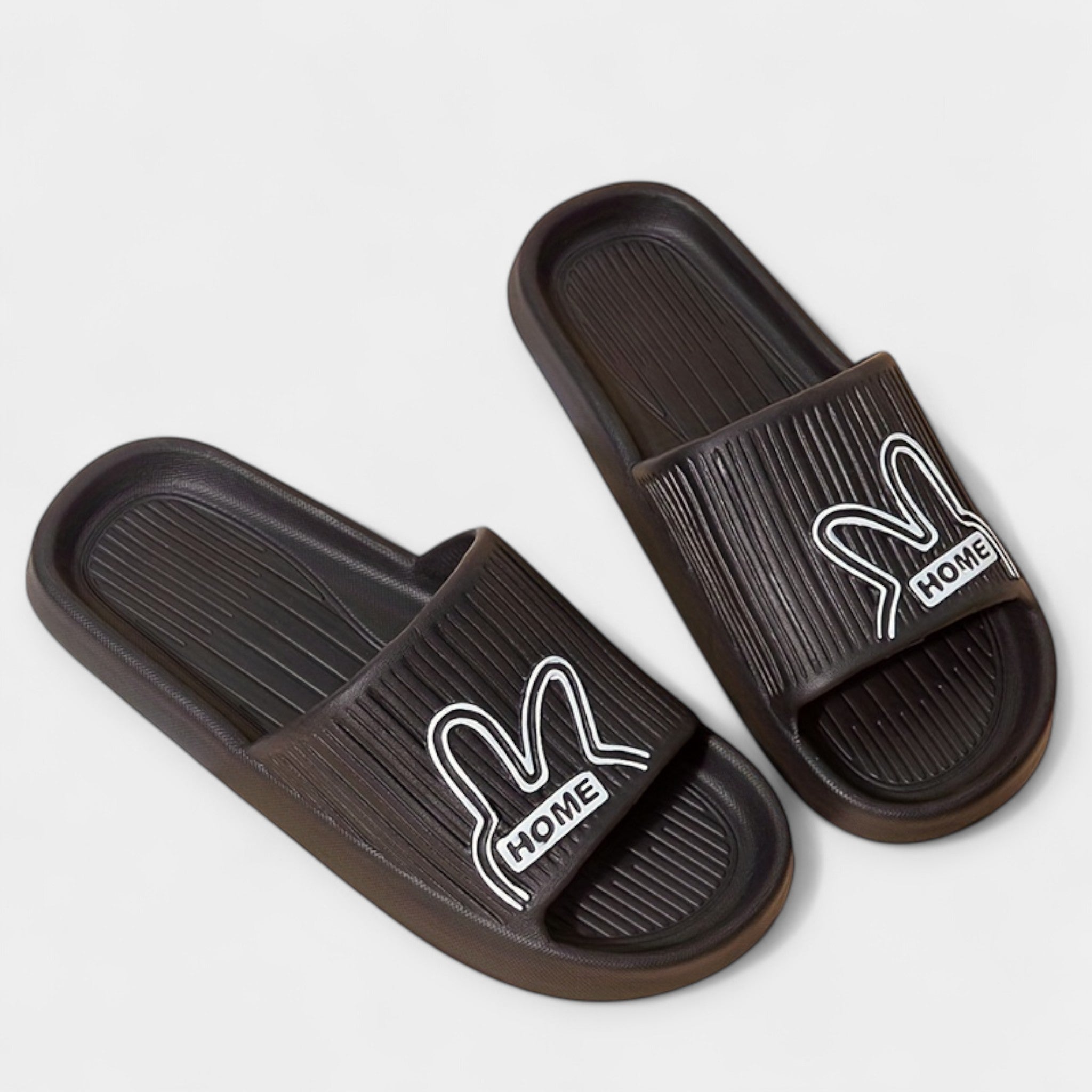 Ladies Cartoon Design Open Toe Slippers Quick Dry Anti Slip