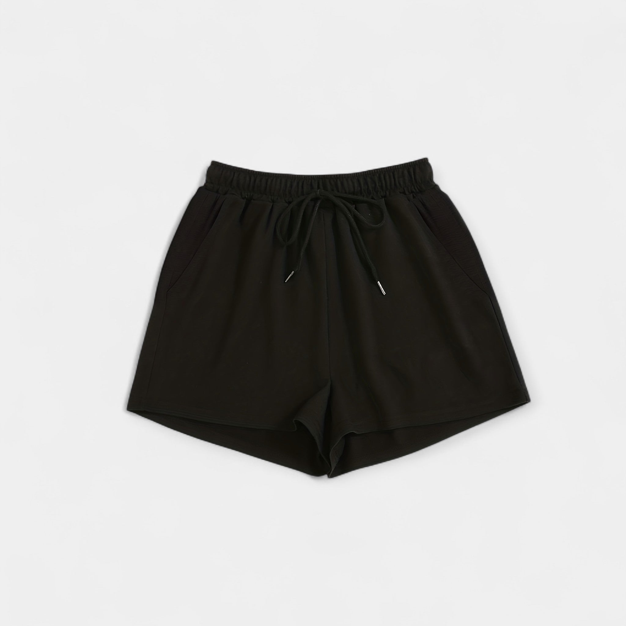 Summer Shorts With Drawstring And Elastic Waistband