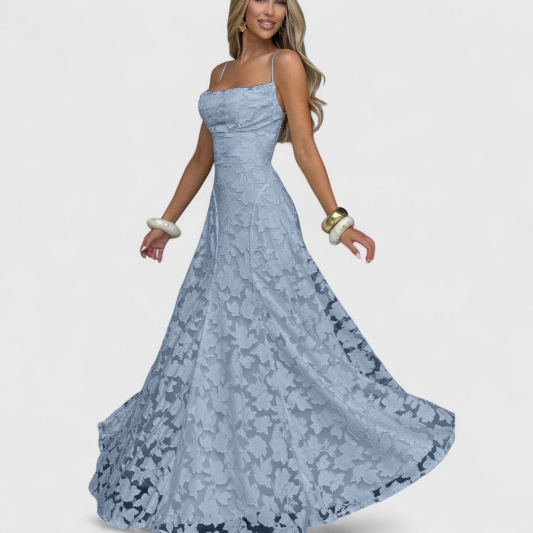 Afroxylia Lace Corseted Evening Dress Timeless Elegance