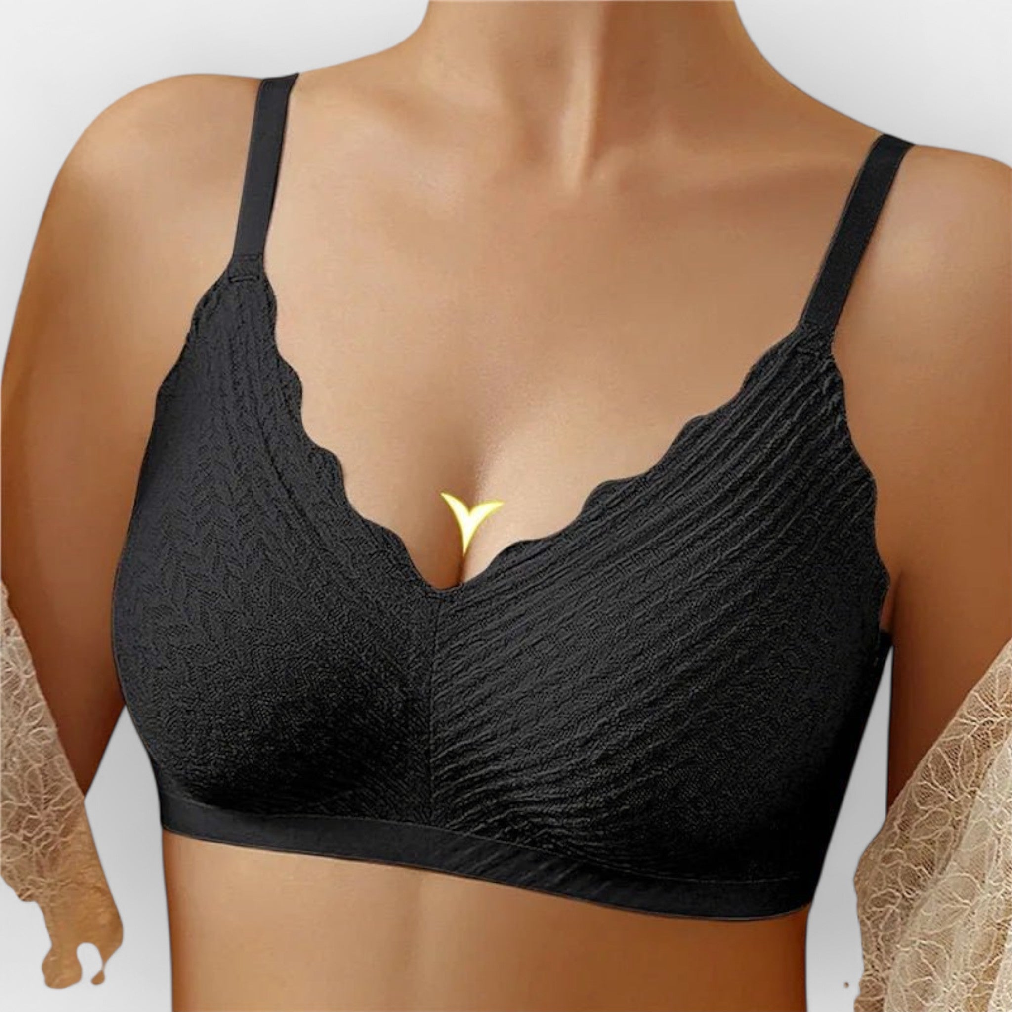 Wire Free Breathable Lightweight Wireless Everyday Bra