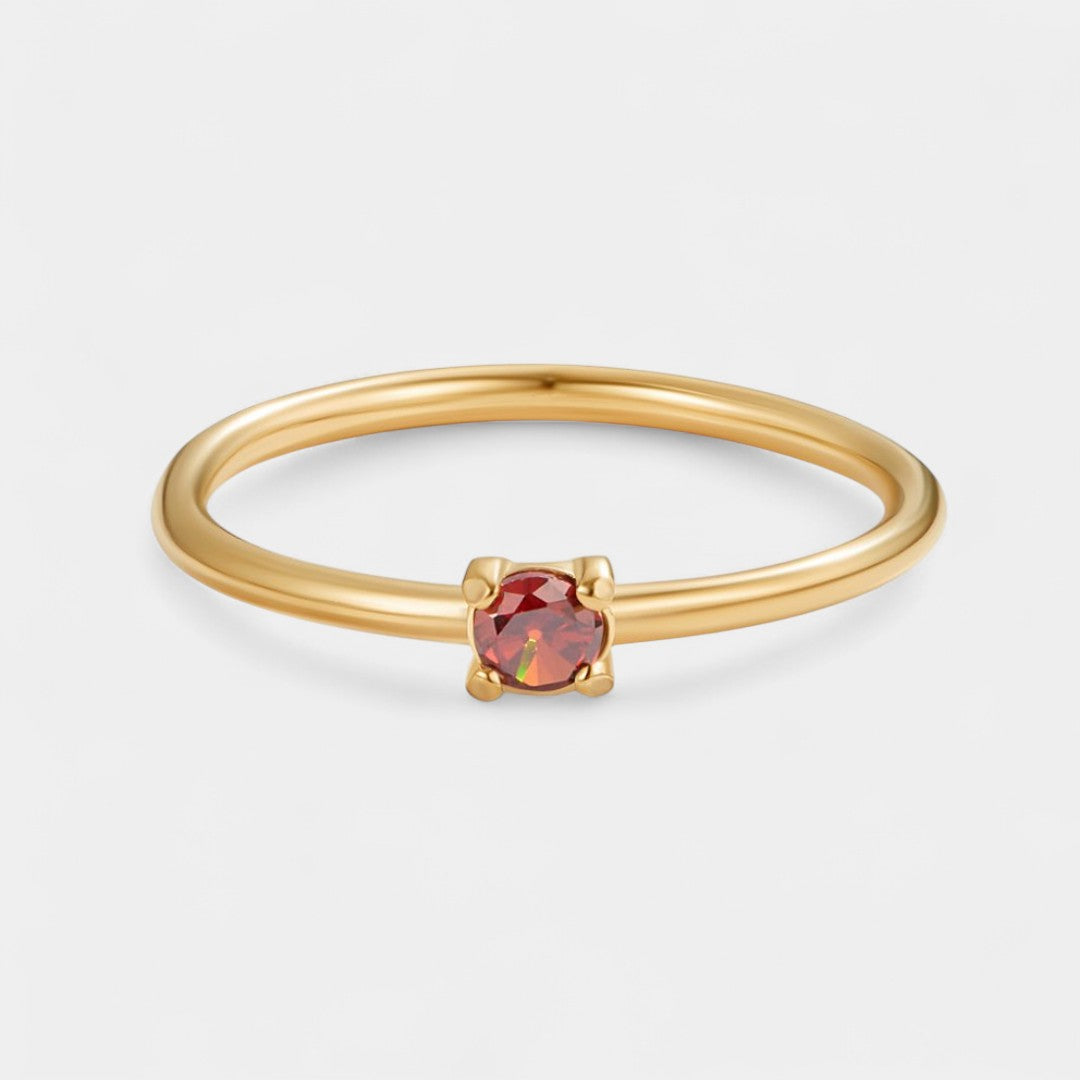Iphigenia Gold Birthstone Rings Collection For Women