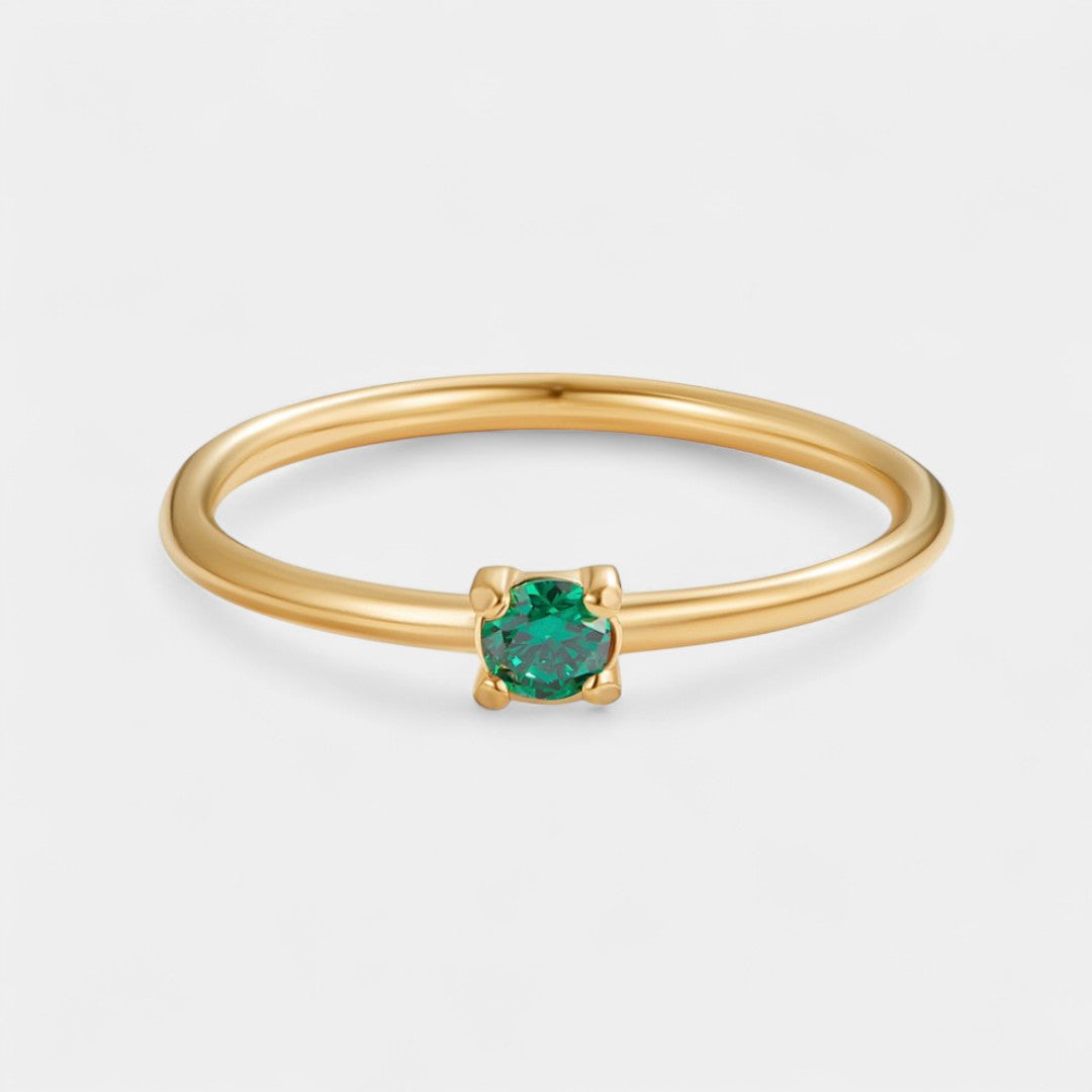 Iphigenia Gold Birthstone Rings Collection For Women