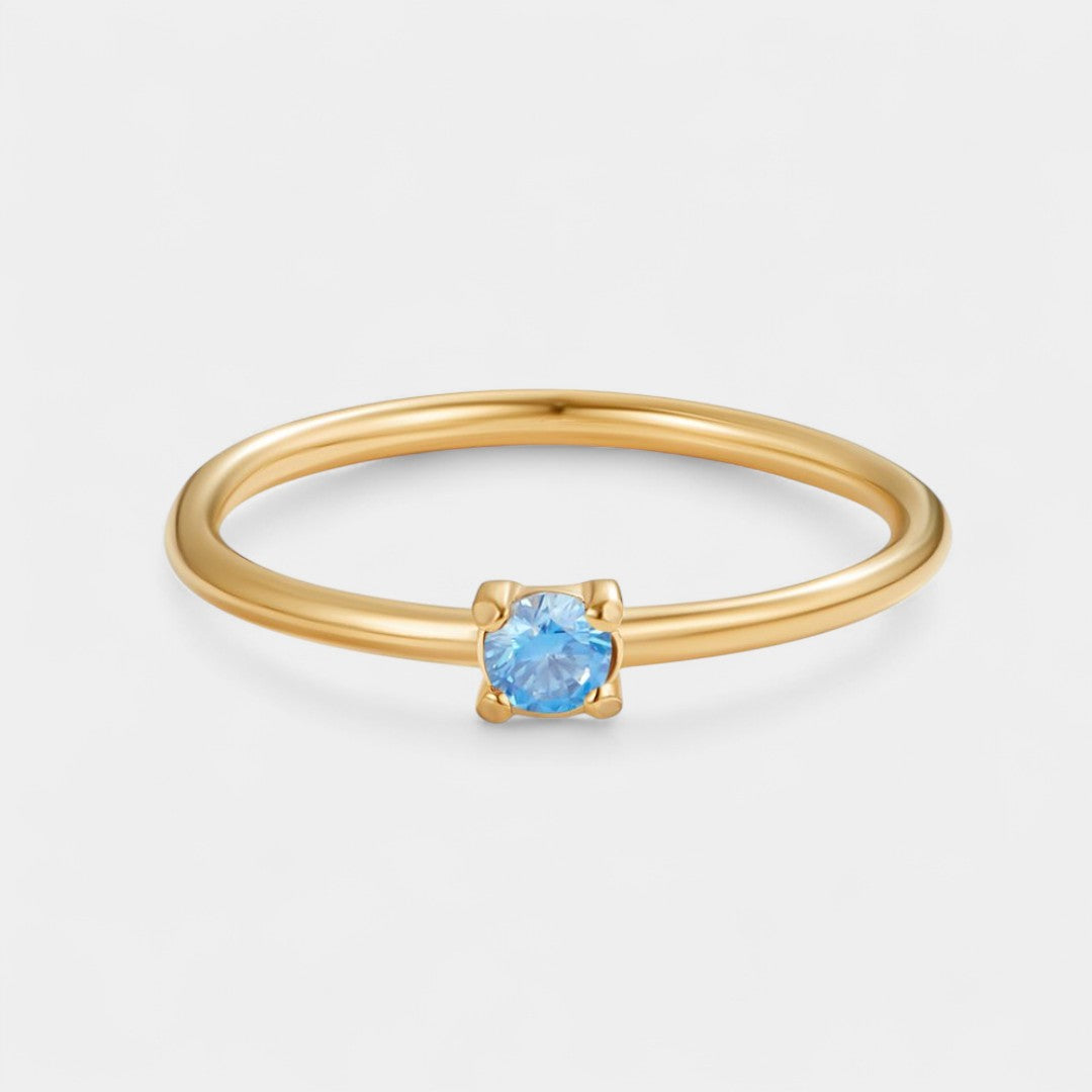 Iphigenia Gold Birthstone Rings Collection For Women