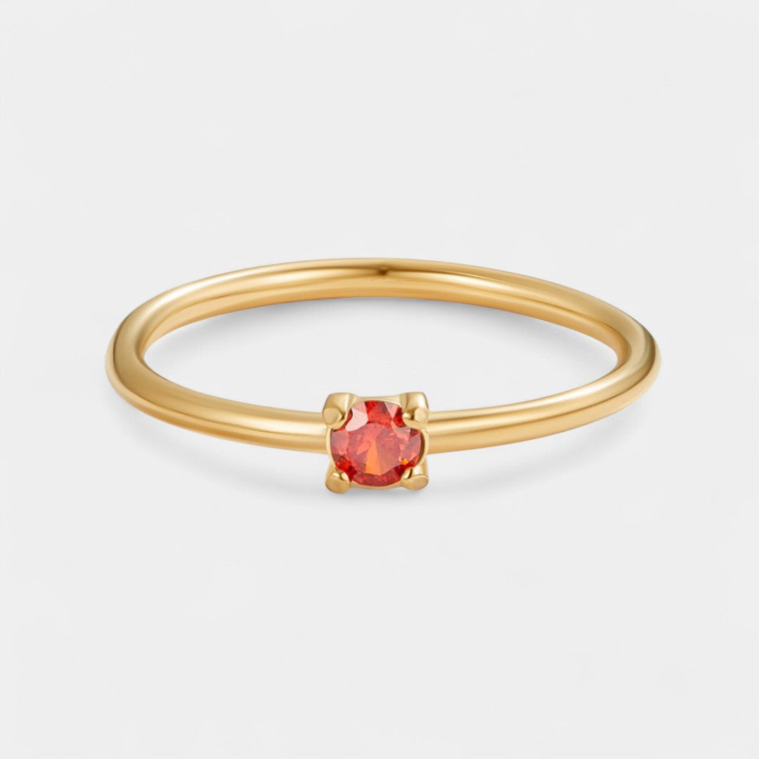 Iphigenia Gold Birthstone Rings Collection For Women