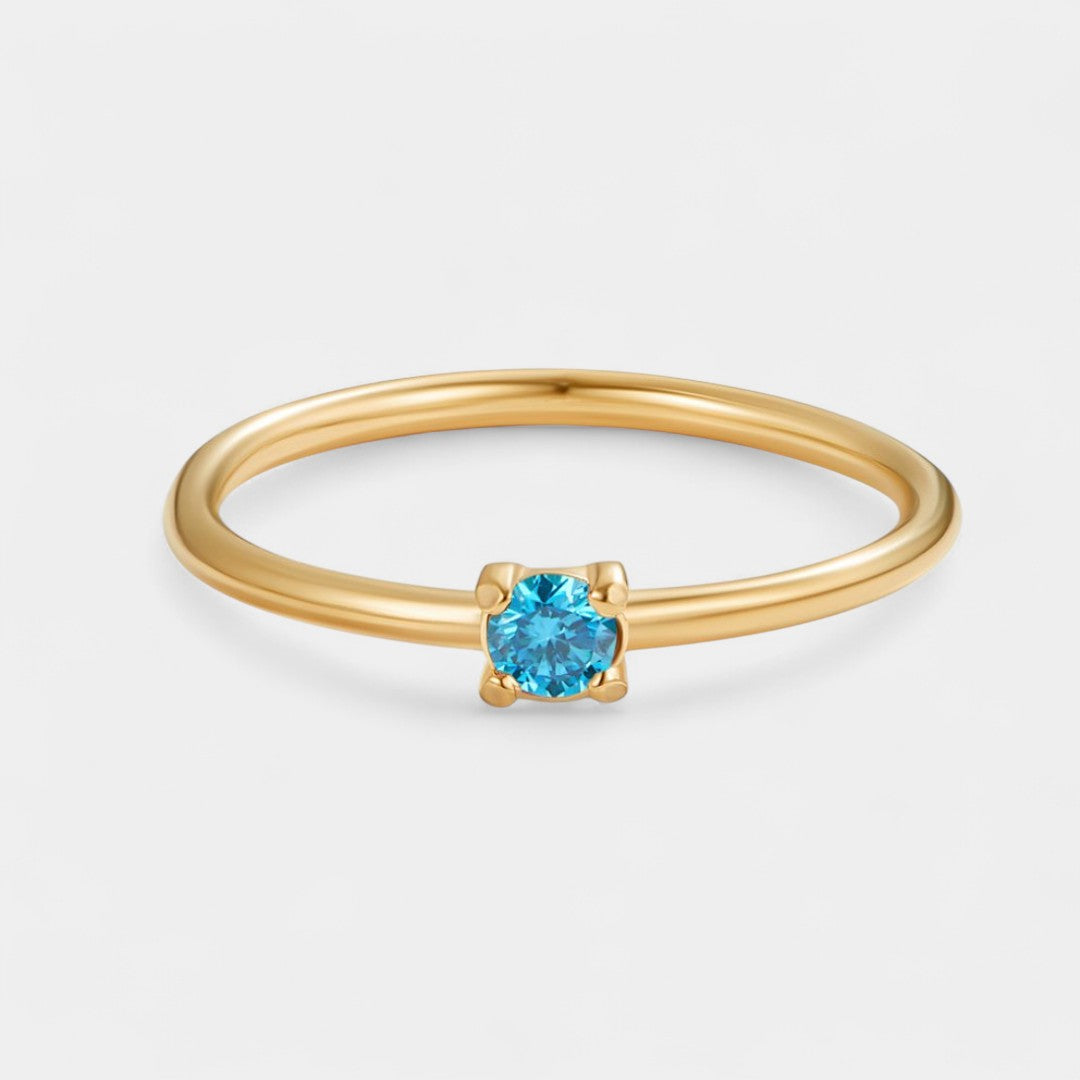 Iphigenia Gold Birthstone Rings Collection For Women